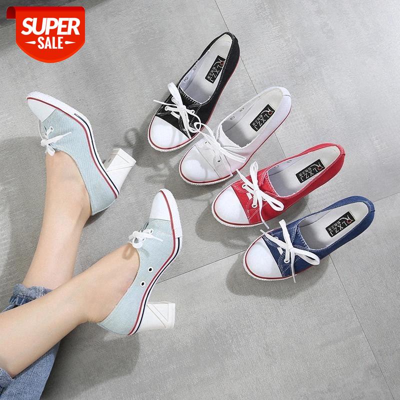 2019 Pumps Denim High Quality Shallow Mouth Women's Shoes High Heel 8CM Canvas Student Shoes Women New Board shoes size 34-41 #zI8g, Beige
2019 Pumps Denim High Quality Shallow Mouth Women's Shoes High Heel 8CM Canvas Student Shoes Women New Board shoes size 34-41 #zI8g, Beige