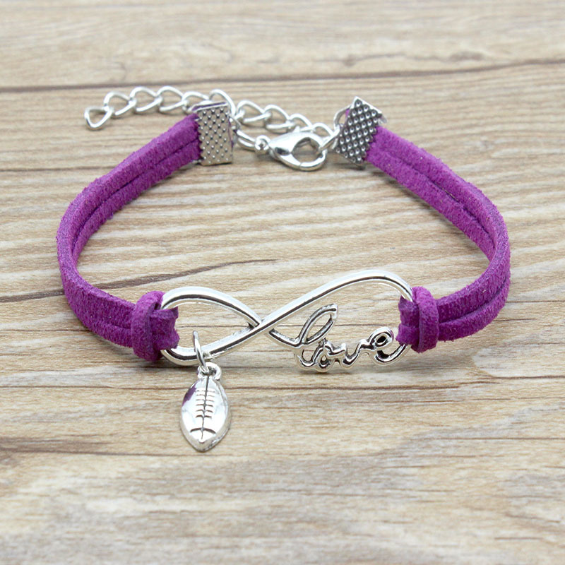 Minimalist Best Friends Friendship Gift Infinity Love Sports Football Charm Suede Leather Adjustable Bracelets for Women Jewelry
Minimalist Best Friends Friendship Gift Infinity Love Sports Football Charm Suede Leather Adjustable Bracelets for Women Jewelry