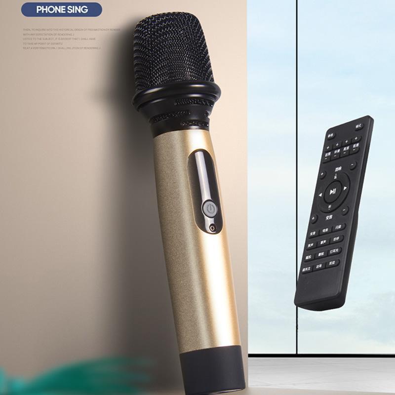 Bluetooth/AUX/USB Sound Card Microphone with Remote Controller o Controls for Youtuber, Karaoke, Gaming, Podcasting1
Bluetooth/AUX/USB Sound Card Microphone with Remote Controller o Controls for Youtuber, Karaoke, Gaming, Podcasting1