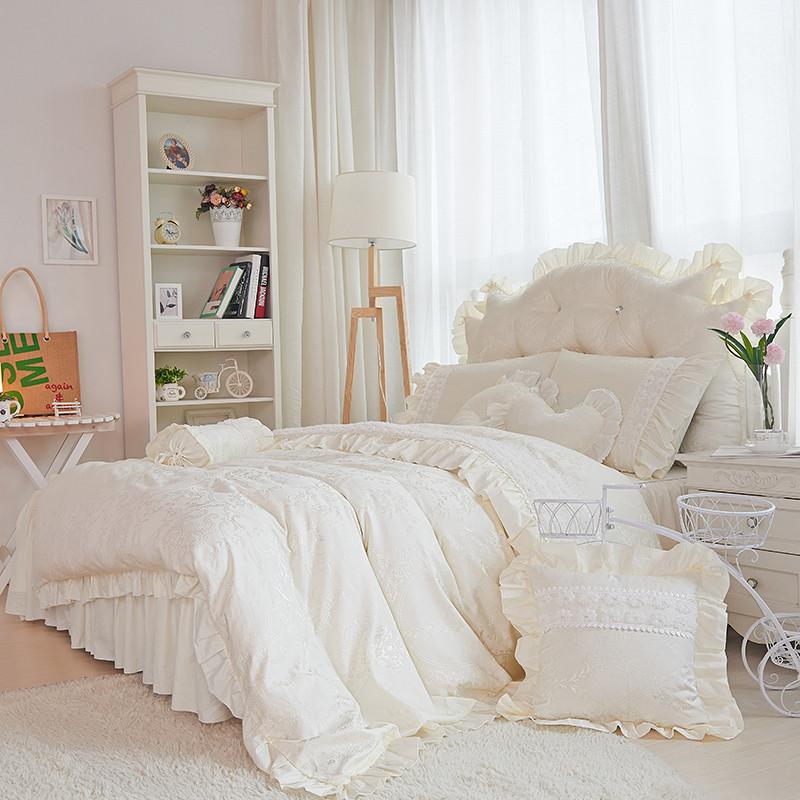 luxury 100% cotton cream red pink purple lace Bedding set duvet cover bed skirt pillows case 4/6/8pcs/king/queen double size
luxury 100% cotton cream red pink purple lace Bedding set duvet cover bed skirt pillows case 4/6/8pcs/king/queen double size