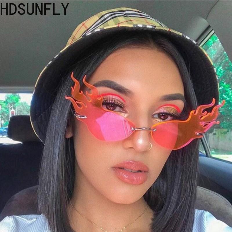 2020 New Oversized Flame Sunglasses Women UV400 Rimless Shades Vintage Designer Rays Sun Glasses for Men Women
2020 New Oversized Flame Sunglasses Women UV400 Rimless Shades Vintage Designer Rays Sun Glasses for Men Women
