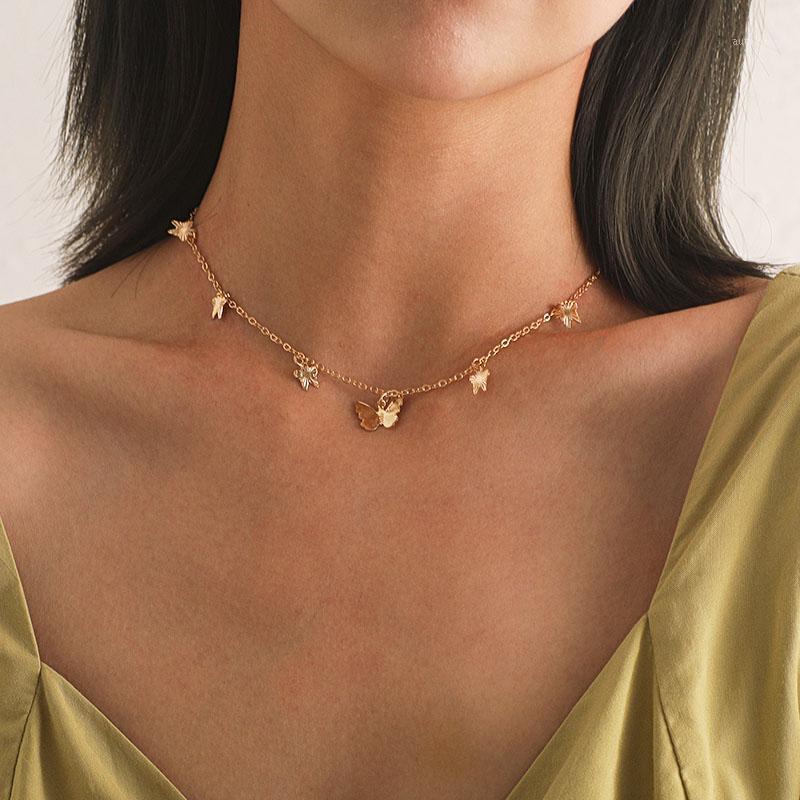 Cute Temperament Alloy Butterfly Charm Choker Necklace for Women Simple Fashion Geometric Clavicle Necklaces Pendant Jewelry1
Cute Temperament Alloy Butterfly Charm Choker Necklace for Women Simple Fashion Geometric Clavicle Necklaces Pendant Jewelry1
