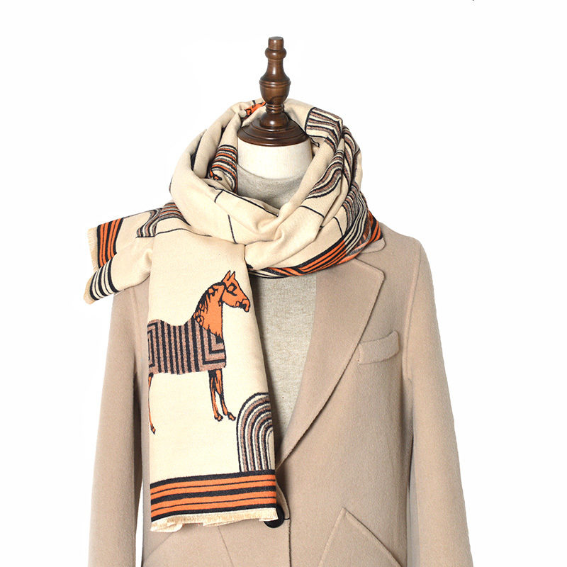 2021 New Brand Winter Double Sided Scarf Women Cashmere Warm Pashmina Foulard Lady Horse Scarves Thick Soft Shawls Wraps 3ivu
2021 New Brand Winter Double Sided Scarf Women Cashmere Warm Pashmina Foulard Lady Horse Scarves Thick Soft Shawls Wraps 3ivu