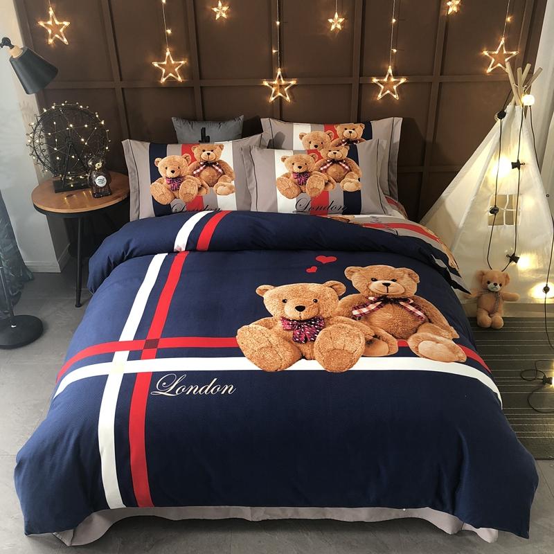 Home textile new all cottongrinding MAO cartoon. cute little bear four-piece set. suit for Kids bedding set.bedding ste, Multi
Home textile new all cottongrinding MAO cartoon. cute little bear four-piece set. suit for Kids bedding set.bedding ste, Multi