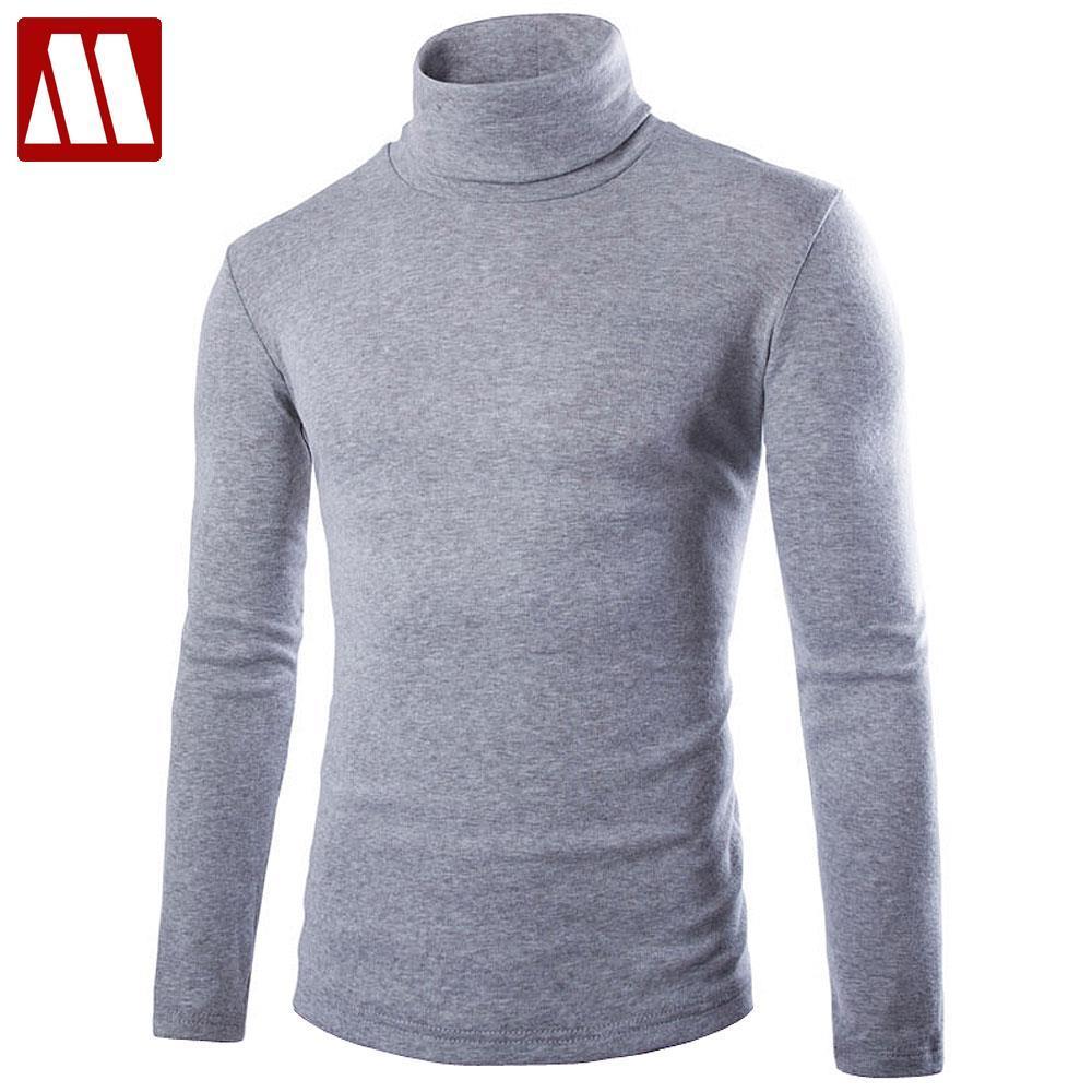 2021 Fall New Mens Knitting Shirt Slim Fit Turtle Neck Knited T Shirts Slim Fit Tops Cardigan Clothings Asia Size S M L XL XXXL 201203