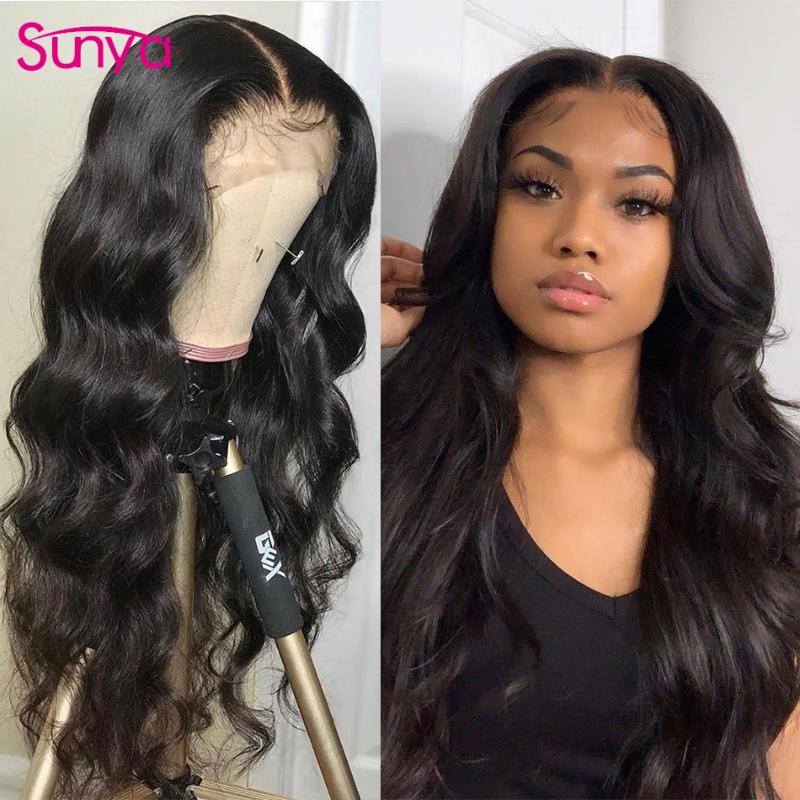 Body Wave Wigs Pre Plucked Remy Lace Closure Human Hair Wigs For Black Women 150% Transparent Lace Front Sunya, Natural color 
Body Wave Wigs Pre Plucked Remy Lace Closure Human Hair Wigs For Black Women 150% Transparent Lace Front Sunya, Natural color