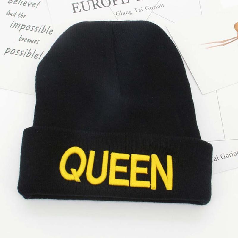 KING QUEEN Hat Winter Hats Couple Bonnet Hip Hop Hot Sale For Men Women Warm Knitted Cap Couple Warm Winter Cap BLACK1, Ht3435wt1
KING QUEEN Hat Winter Hats Couple Bonnet Hip Hop Hot Sale For Men Women Warm Knitted Cap Couple Warm Winter Cap BLACK1, Ht3435wt1