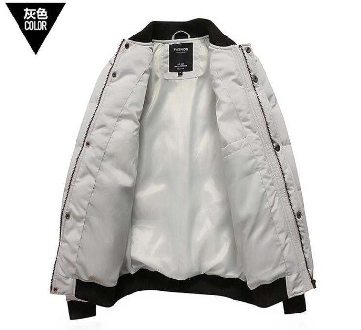 Winter Casual Warm Jacket Men Cotton Hoodied Parka Coat Thicken Zipper Mens Jackets Clothes 201119