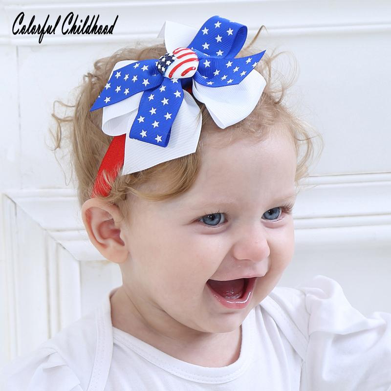 European and American children's hot sell National Day bow hair band baby flag headband Baby Bezel Hair band, Style01
European and American children's hot sell National Day bow hair band baby flag headband Baby Bezel Hair band, Style01