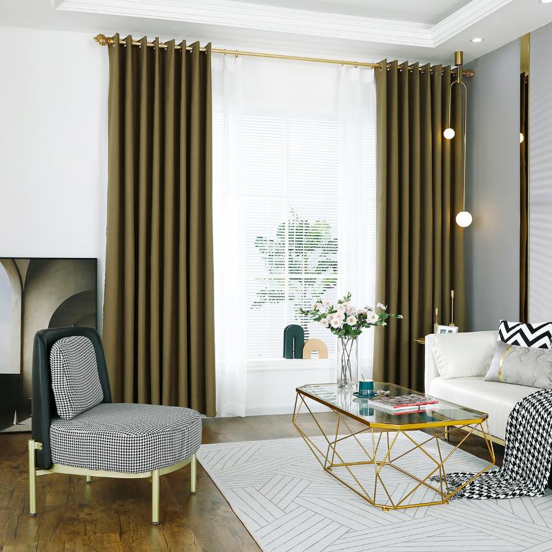 Fashion Blackout Window Curtains For Living Room Bedroom Solid Color Full Light Shading Thermal Insulated Heat Curtain Eyelets, Gray
Fashion Blackout Window Curtains For Living Room Bedroom Solid Color Full Light Shading Thermal Insulated Heat Curtain Eyelets, Gray