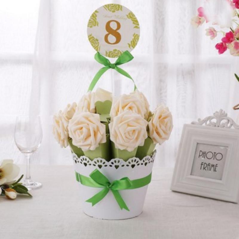5 Sets European Blue / Pink / Green Flowerpot Rose Wedding Favors Candy Boxes Bomboniera Party Chocolate Gift Box Giveaways Box
5 Sets European Blue / Pink / Green Flowerpot Rose Wedding Favors Candy Boxes Bomboniera Party Chocolate Gift Box Giveaways Box