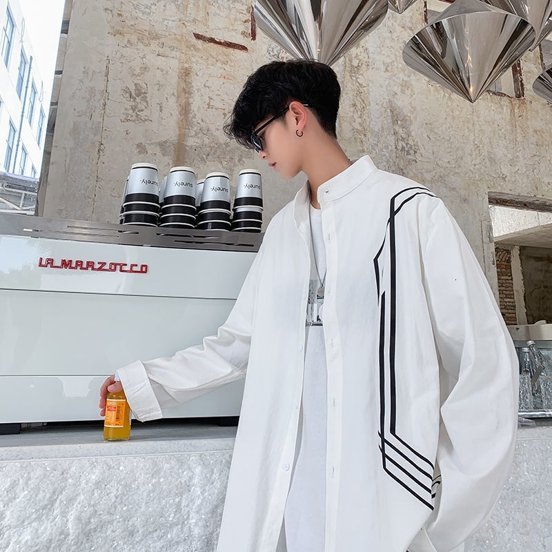 Spring 2021 Men's and Wild New Winter S-5xl Striped Shirt Male Clothes LZJT, Black
Spring 2021 Men's and Wild New Winter S-5xl Striped Shirt Male Clothes LZJT, Black