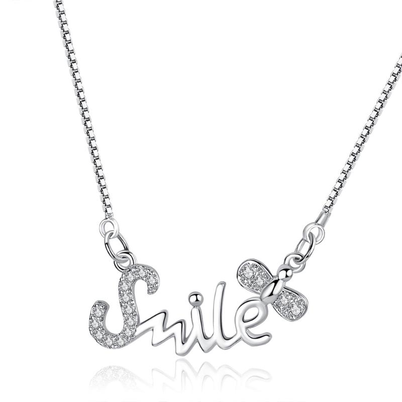 Newt 2020 Style Letter Zircon Smile Bow Necklace Creative Clavicle Chain Women Choker Necklace Letter Initial
Newt 2020 Style Letter Zircon Smile Bow Necklace Creative Clavicle Chain Women Choker Necklace Letter Initial