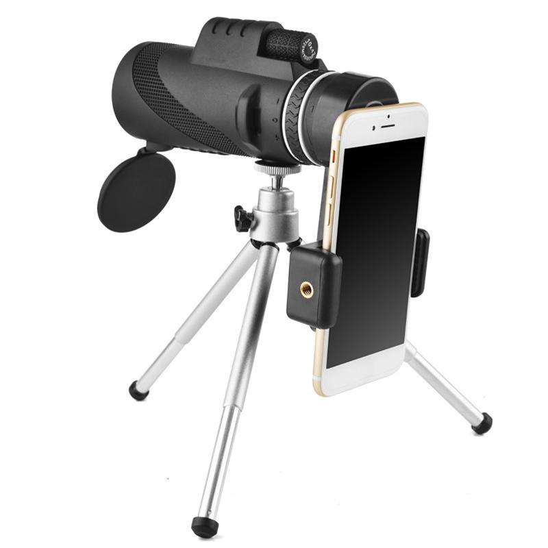 Metal Monocular Telescope 40X60 Zoom High Quality Monocular Binoculars Telescope Supports Smartphone for Beach Travel Sports
Metal Monocular Telescope 40X60 Zoom High Quality Monocular Binoculars Telescope Supports Smartphone for Beach Travel Sports