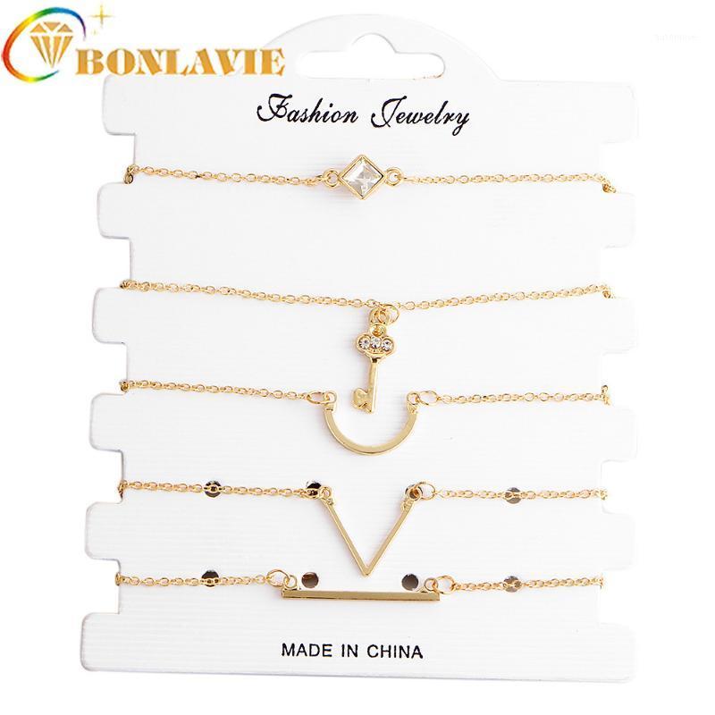 Vintage Gold Color Crystal Letter V Bracelet Set 5 pcs/set Punk Key Bracelets Love Moon Star Bijoux Jewelry Gifts1
Vintage Gold Color Crystal Letter V Bracelet Set 5 pcs/set Punk Key Bracelets Love Moon Star Bijoux Jewelry Gifts1