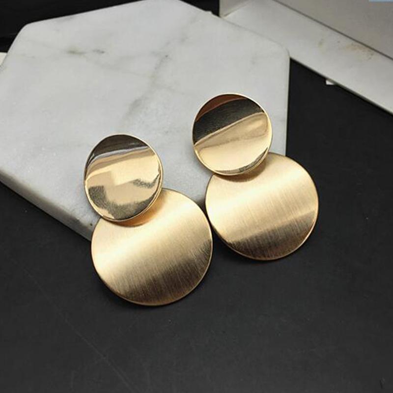 GS Retro European-American Wild Metal Disc Stud Earrings Geometric Round Earrings For Women Girls Fashion Jewelry Dropshipping
GS Retro European-American Wild Metal Disc Stud Earrings Geometric Round Earrings For Women Girls Fashion Jewelry Dropshipping