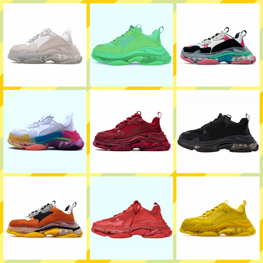 Women Men TRIPLE S SNEAKER CLEAR SOLE Dad Casual Shoes Crystal Bottom Paris Leisure Sneakers for Vintage Old Grandpa Trainer chaussures size 36-45 By shoe02 01, #0
Women Men TRIPLE S SNEAKER CLEAR SOLE Dad Casual Shoes Crystal Bottom Paris Leisure Sneakers for Vintage Old Grandpa Trainer chaussures size 36-45 By shoe02 01, #0