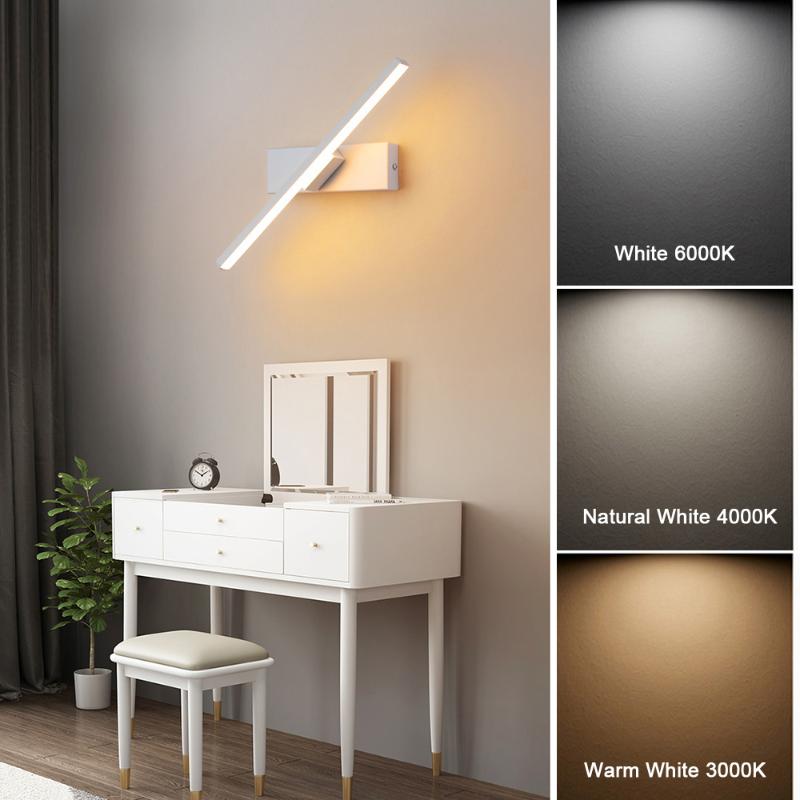 330° Rotatable Led Wall Light Wall Lamp 110 220V Adjustable Angle Indoor Lighting For Bedroom Lights Fixture White/Black
330° Rotatable Led Wall Light Wall Lamp 110 220V Adjustable Angle Indoor Lighting For Bedroom Lights Fixture White/Black
