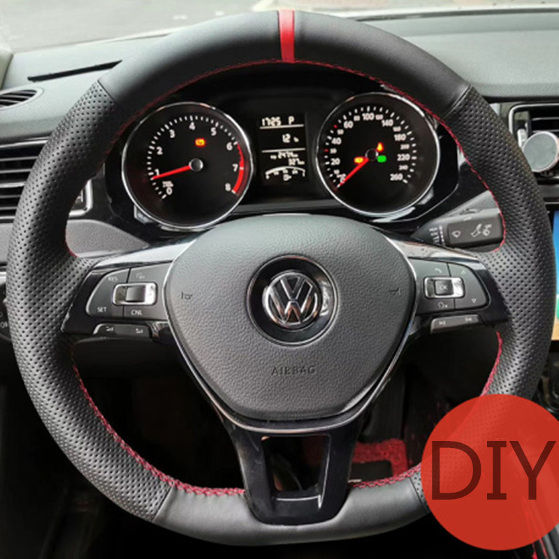 For Volkswagen Sagitar Lavida Magotan Passat Golf Lamando Tiguan Tayron Teramont DIY custom leather hand sew car steering wheel cover
For Volkswagen Sagitar Lavida Magotan Passat Golf Lamando Tiguan Tayron Teramont DIY custom leather hand sew car steering wheel cover