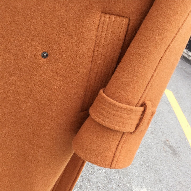 Mishow autumn and winter woolen coat female MidLong New Korean temperament women's popular woolen coat MX17D9636 201112