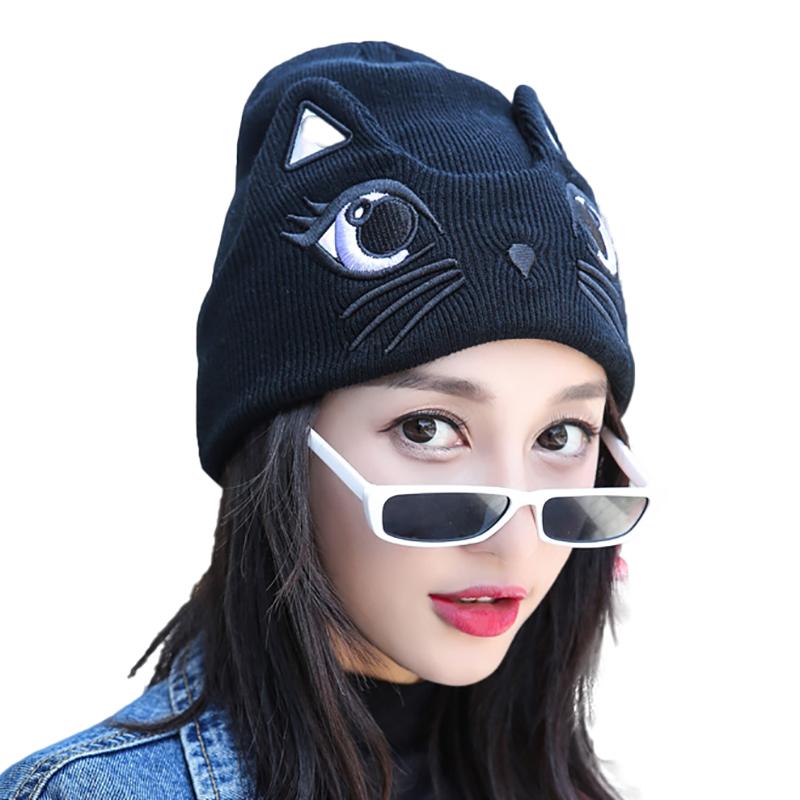 Wwinter Beanies Hat For WomenSweet Cute Cat Wool Cap Female Korean version Japanese casual wild thick warm knitted hat student, White
Wwinter Beanies Hat For WomenSweet Cute Cat Wool Cap Female Korean version Japanese casual wild thick warm knitted hat student, White