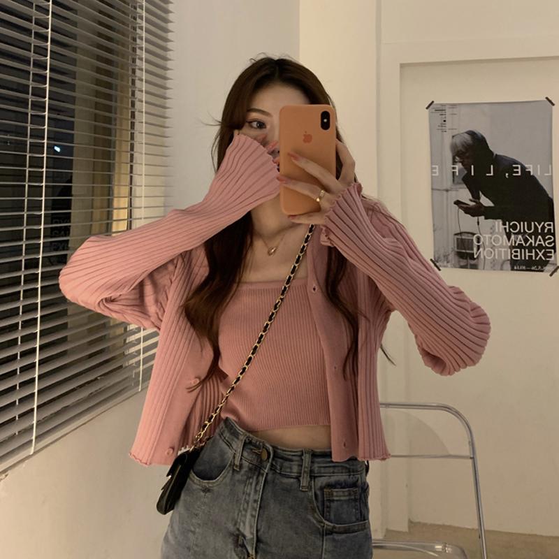 Woman Sweaters 2020 New Long-sleeved Cardigan Top for Women Jacket Autumn Sweater Outer Two-piece Suit Casaco Feminino LXR1090, Black
Woman Sweaters 2020 New Long-sleeved Cardigan Top for Women Jacket Autumn Sweater Outer Two-piece Suit Casaco Feminino LXR1090, Black