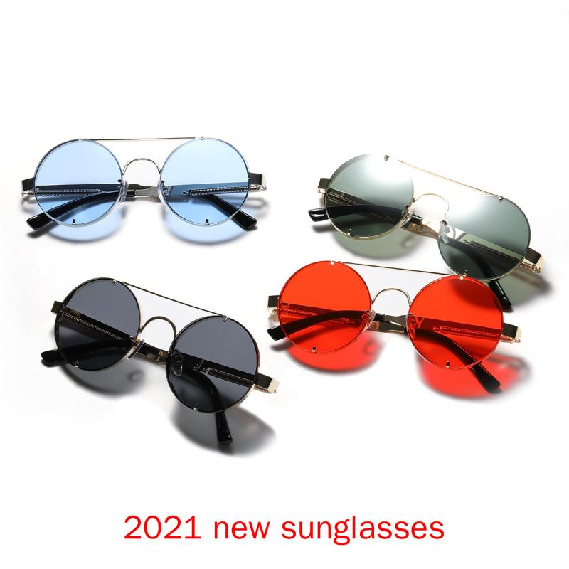 Vintage Round Sunglasses Women Ocean Color Lens Mirror Sun Glasses Female Brand Design Metal Frame Circle Glasses NX
Vintage Round Sunglasses Women Ocean Color Lens Mirror Sun Glasses Female Brand Design Metal Frame Circle Glasses NX