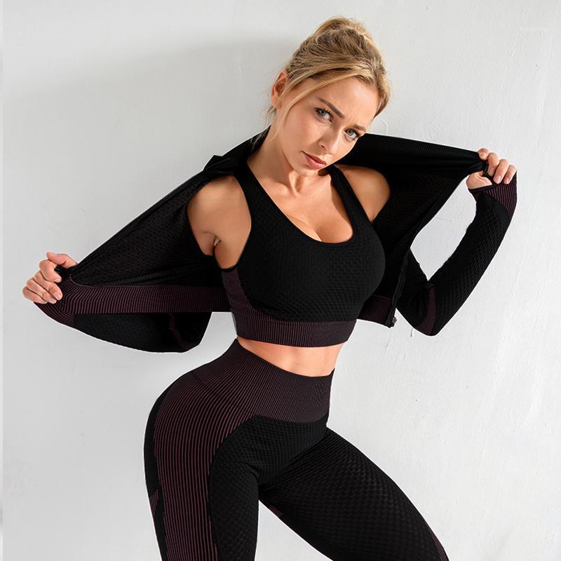 Women's Seamless Long-Sleeved Jacket Gym Sports Bra Elastic Leggings Set High Waist Exercise Yoga Pants Fitness Running Wear1, Light green tops
Women's Seamless Long-Sleeved Jacket Gym Sports Bra Elastic Leggings Set High Waist Exercise Yoga Pants Fitness Running Wear1, Light green tops