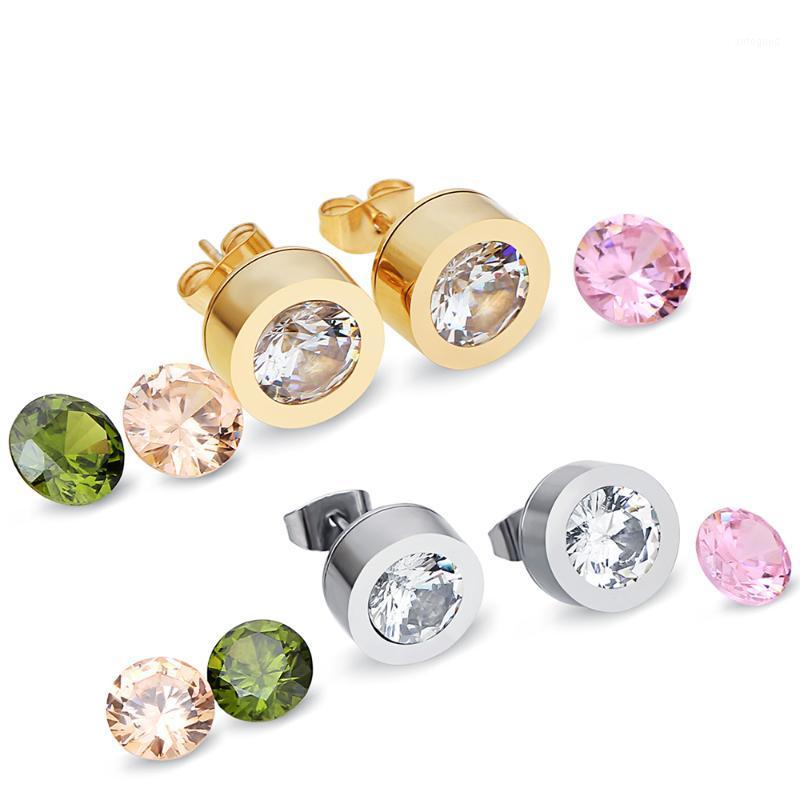 Stud NIBA 4 Multicolor Crystal Stainless Steel Earring Change Different Colors Jewelry For Women1
Stud NIBA 4 Multicolor Crystal Stainless Steel Earring Change Different Colors Jewelry For Women1