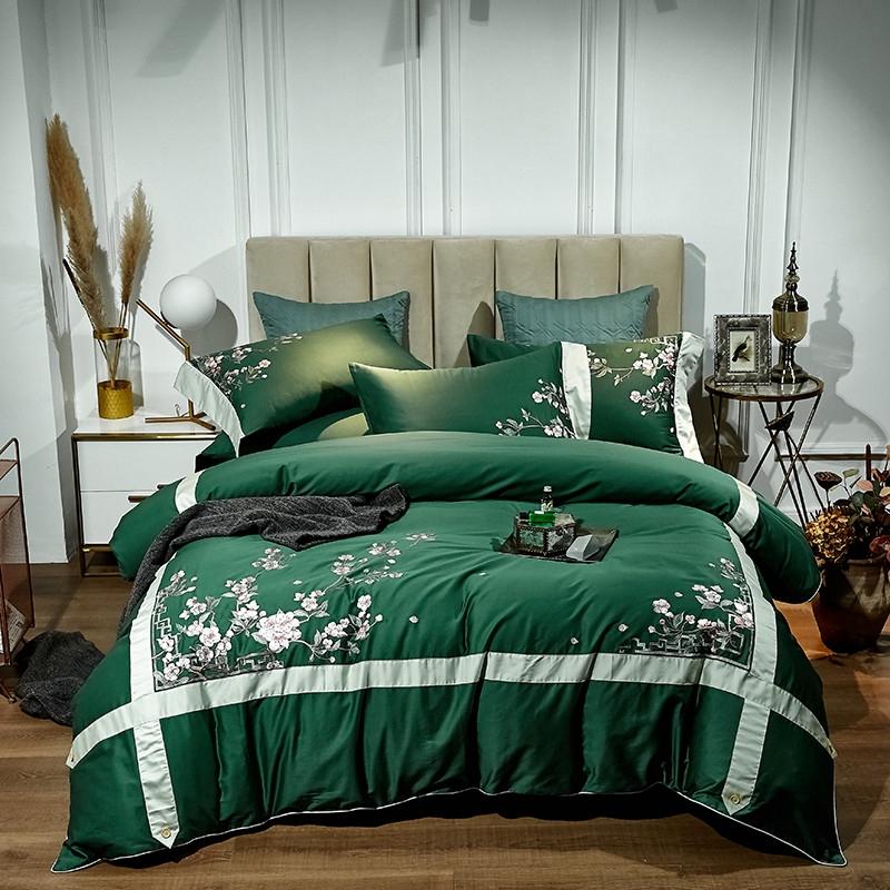 New Luxury 1000TC Satin Egyptian Cotton Flowers Embroidery Double Bed Pillowcases Home Set Textile Set Duvet Bedding Linen Cover
New Luxury 1000TC Satin Egyptian Cotton Flowers Embroidery Double Bed Pillowcases Home Set Textile Set Duvet Bedding Linen Cover