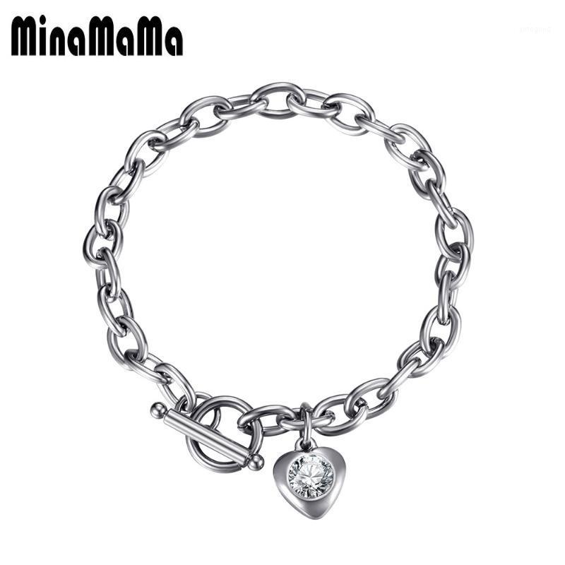Charm Bracelets Stainless Steel LOVE Heart Crystal Chains Bracelet For Women Valentine's Day Fashion & Bangle1
Charm Bracelets Stainless Steel LOVE Heart Crystal Chains Bracelet For Women Valentine's Day Fashion & Bangle1