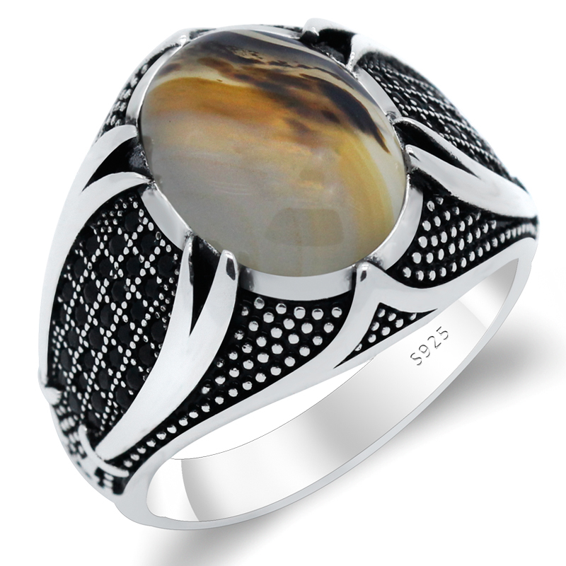 Mens with Agate 925 Silver Islamic Double Swords Vintage Natural Stone Ring Religious Jewelry for Male Women Gift 0126
Mens with Agate 925 Silver Islamic Double Swords Vintage Natural Stone Ring Religious Jewelry for Male Women Gift 0126
