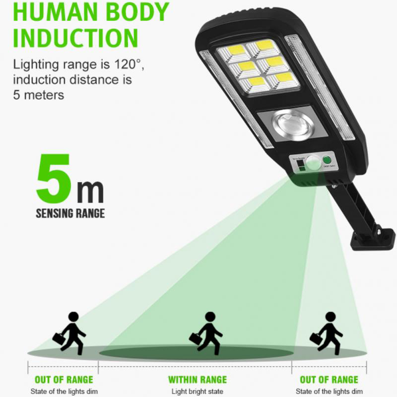 89 LED Solar Lamp Outdoor Motion Sensor RGB Security Wall Light