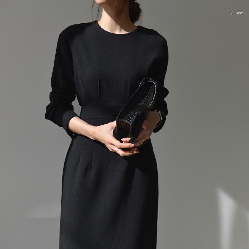 WICCON Minimalist Maxi Dress Women 2021 New Autumn Winter Bottoming Dress Fashion Elegant Long Sleeve Package Hip Dresses1, Black
WICCON Minimalist Maxi Dress Women 2021 New Autumn Winter Bottoming Dress Fashion Elegant Long Sleeve Package Hip Dresses1, Black