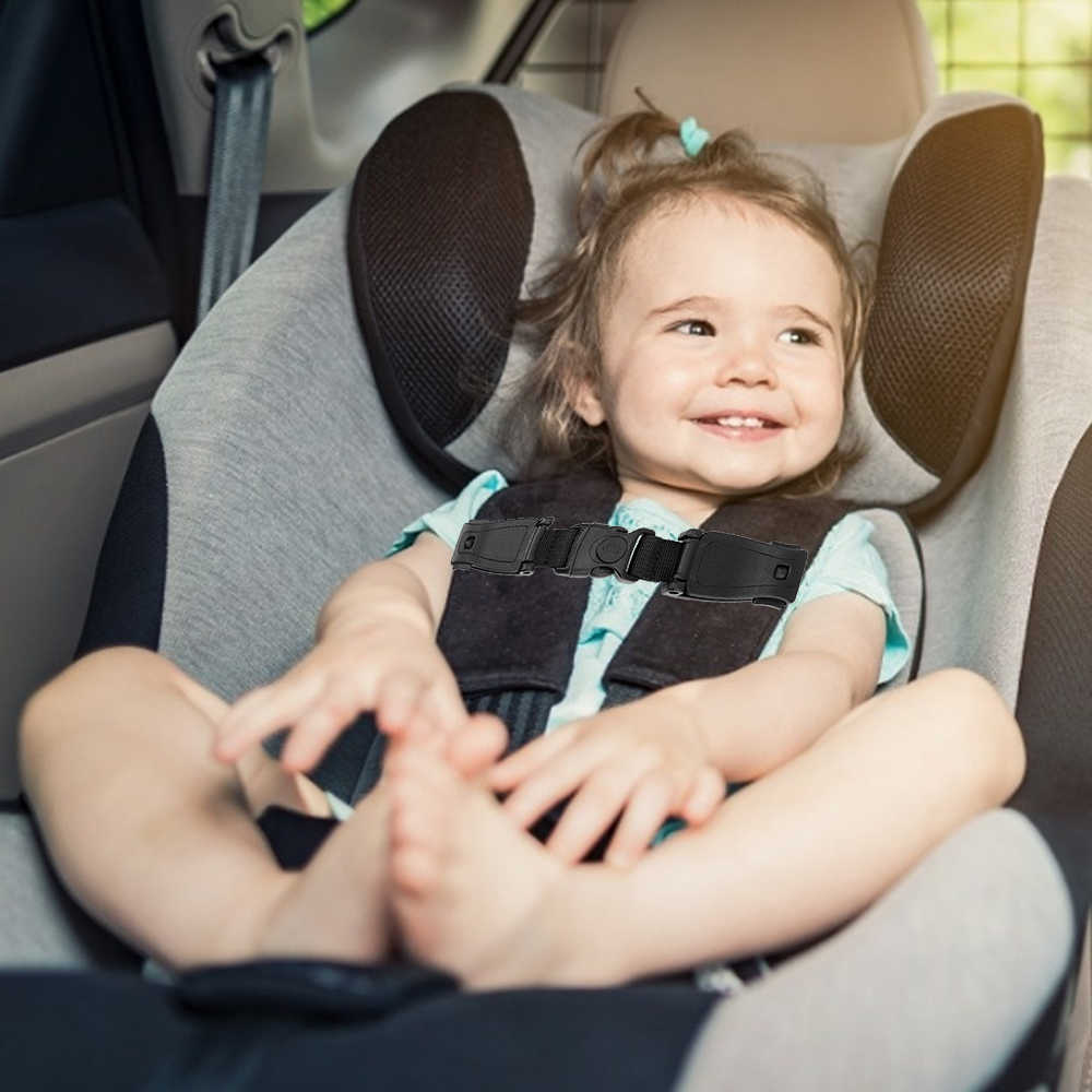 Car Safety Seat Belt Buckle Adjustable Chest Clip for Baby Kids Children Harness Strap Lock Anti Slip