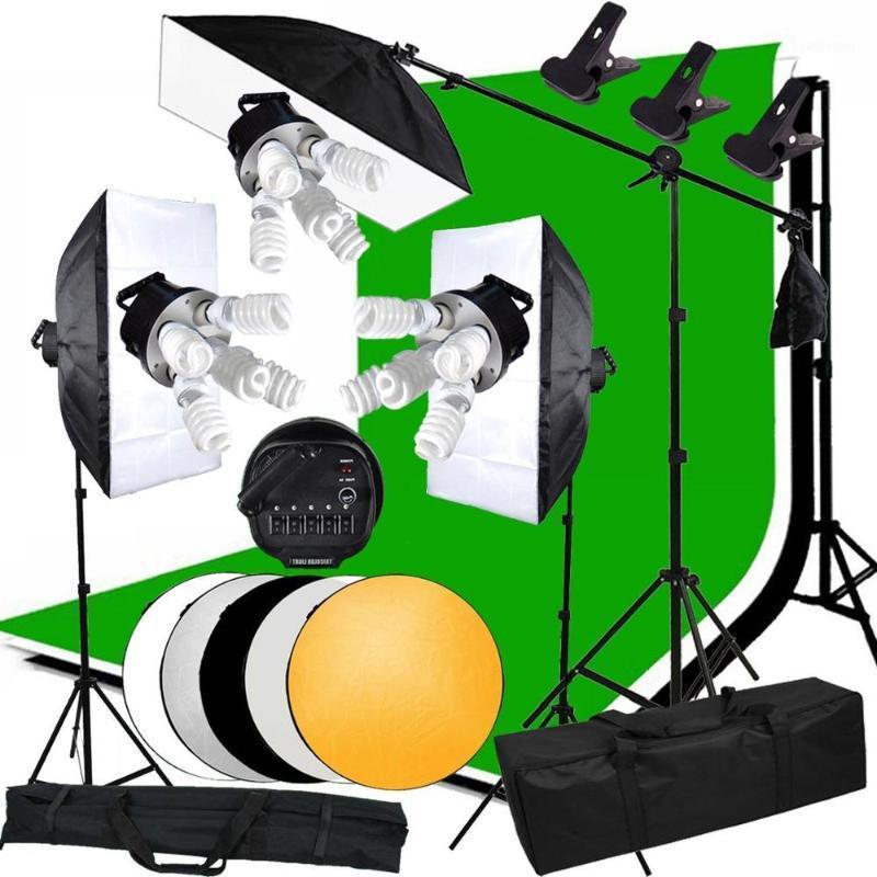 ZUOCHEN 3375W Photo Studio Continuous Lighting kit Softbox Boom arm 4 Background & Stand Gray Green White Black Backdrop1
ZUOCHEN 3375W Photo Studio Continuous Lighting kit Softbox Boom arm 4 Background & Stand Gray Green White Black Backdrop1