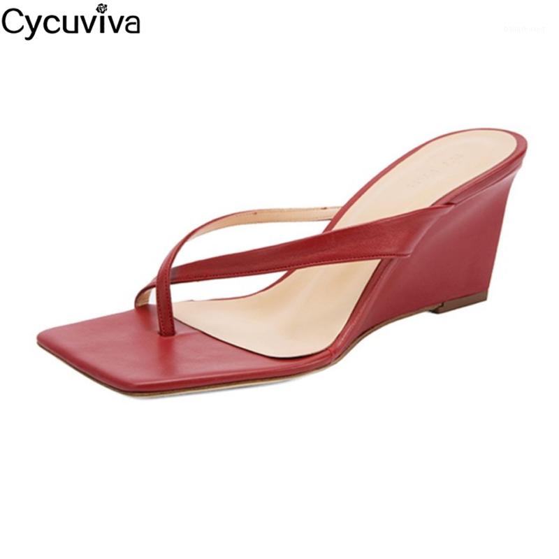 Concise Red Narrow Belts Women Slippers Flat Head Wedge Heels Mules Flop Flip Summer Ladies Shoes Runway Party Slid Shoes Women1, White
Concise Red Narrow Belts Women Slippers Flat Head Wedge Heels Mules Flop Flip Summer Ladies Shoes Runway Party Slid Shoes Women1, White