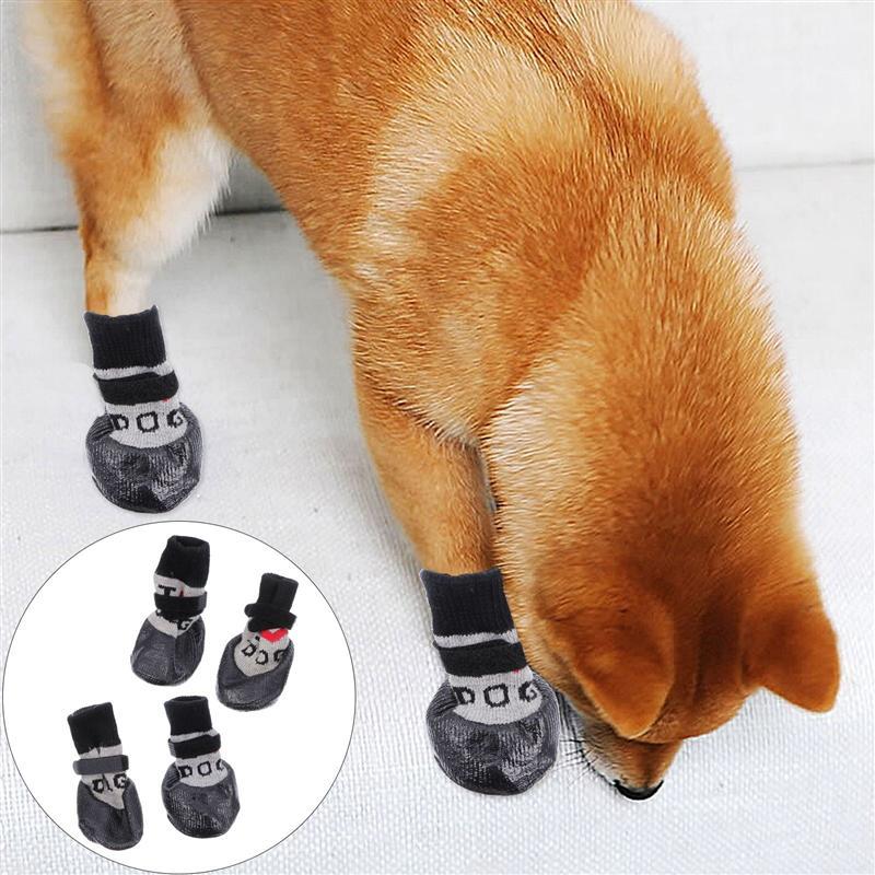 4Pcs Anti Slip Dog Socks Winter Warm Wool Dog Shoes Pet Cat Dogs Socks Anti-Skid Boot Protectors Foot Wear Pet Supplies, As pic
4Pcs Anti Slip Dog Socks Winter Warm Wool Dog Shoes Pet Cat Dogs Socks Anti-Skid Boot Protectors Foot Wear Pet Supplies, As pic