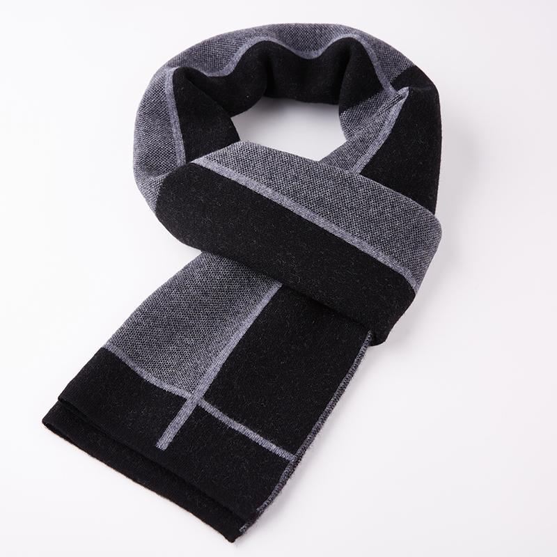 Scarves Winter Pure Wool Scarf Men's Wild Simple Plaid Boys Youth Outdoors Windproof And Warm Shawl Birthday Gift Fashion 9289
Scarves Winter Pure Wool Scarf Men's Wild Simple Plaid Boys Youth Outdoors Windproof And Warm Shawl Birthday Gift Fashion 9289