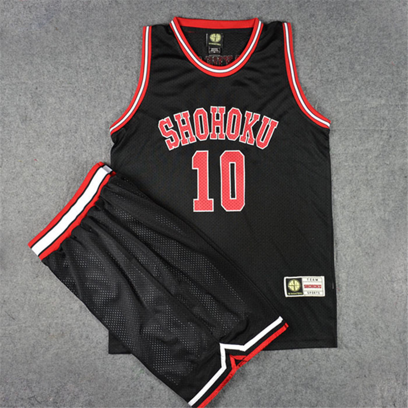 Anime Shohoku School Basketball Team Black Jersey 1-15 Cosplay Costume Rukawa Hanamichi Sakuragi Jersey Sports Wear Uniform Sets
Anime Shohoku School Basketball Team Black Jersey 1-15 Cosplay Costume Rukawa Hanamichi Sakuragi Jersey Sports Wear Uniform Sets