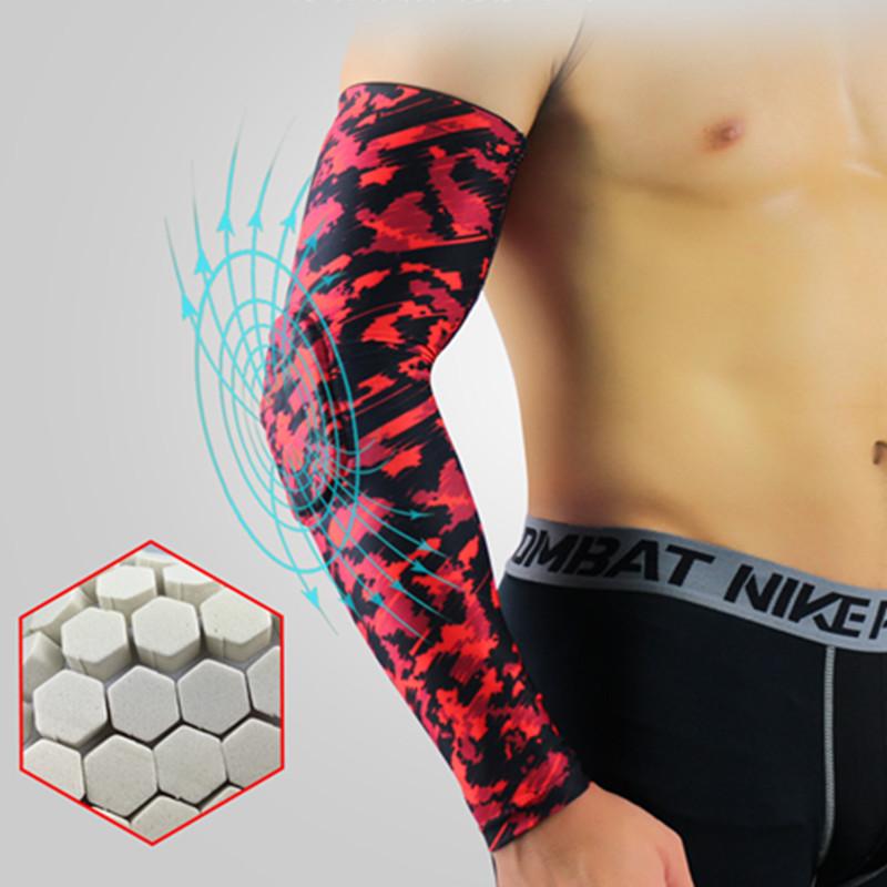 1Pcs Arm Warmers Sport Basketball Sleeves Honeycomb Anti-collision Non-slip Compression Elbow Pads Protector Armband Safety Band, Blue
1Pcs Arm Warmers Sport Basketball Sleeves Honeycomb Anti-collision Non-slip Compression Elbow Pads Protector Armband Safety Band, Blue
