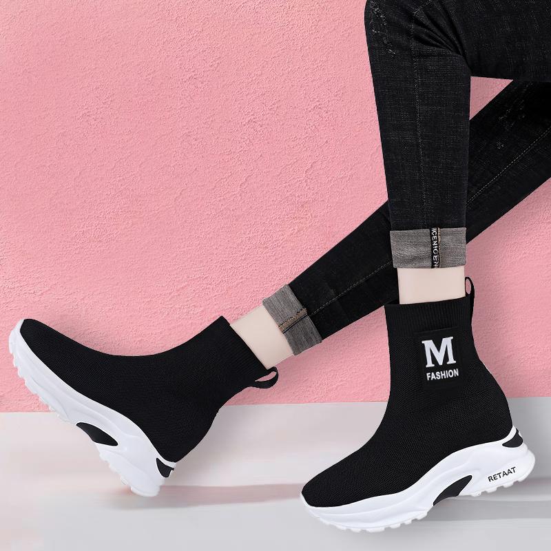 CHIMIZHAI Woman Ankle Boots Women Shoes Elastic Spring Sock Boots Ladies Sneakers Autumn Femal Sneakers WY623, Red
CHIMIZHAI Woman Ankle Boots Women Shoes Elastic Spring Sock Boots Ladies Sneakers Autumn Femal Sneakers WY623, Red