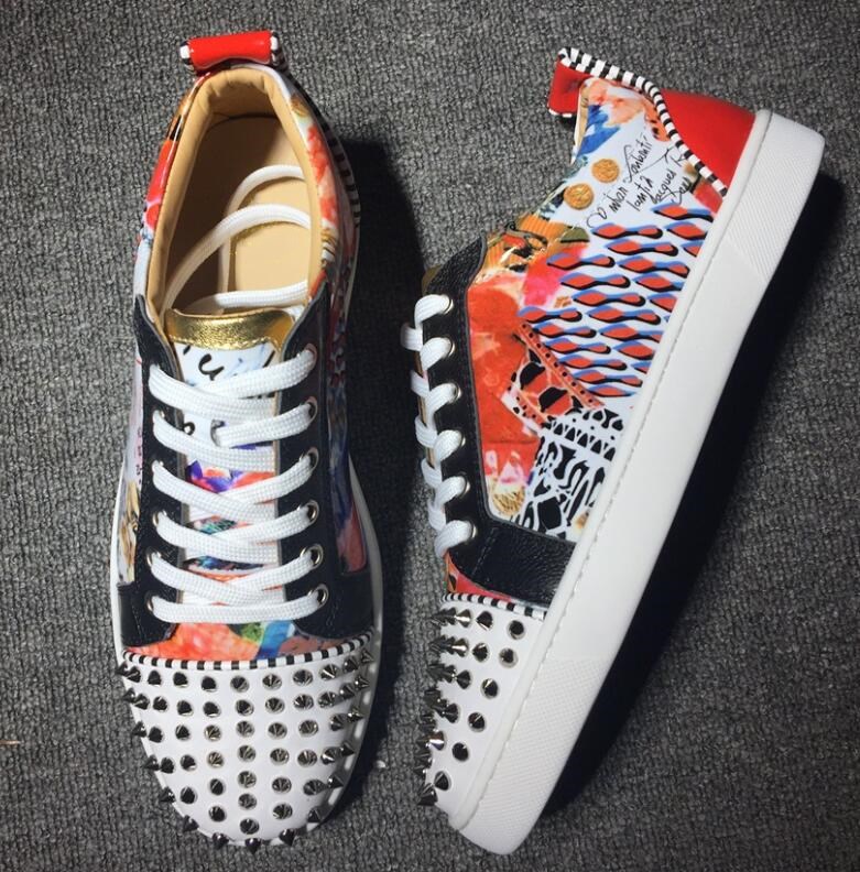 Designers Louboutin Christian luxurys 2019 Brand Designer Luxury Mens Red Bottoms Shoes Studded Spikes Low Flats Casual Snea HgA, Blue
Designers Louboutin Christian luxurys 2019 Brand Designer Luxury Mens Red Bottoms Shoes Studded Spikes Low Flats Casual Snea HgA, Blue