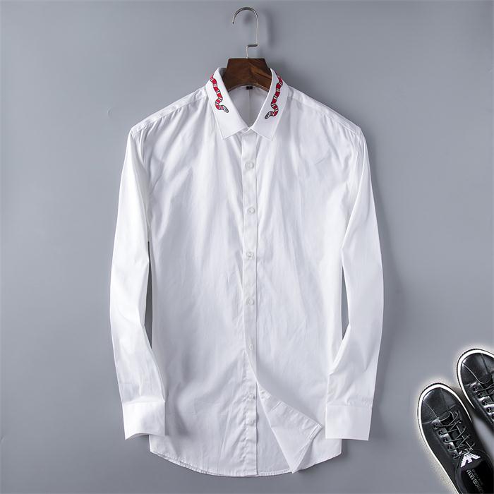 

Brand Men's Business Casual shirt mens long sleeve striped slim fit camisa masculina social male T-shirts new fashion man checked shirt D25, White;black