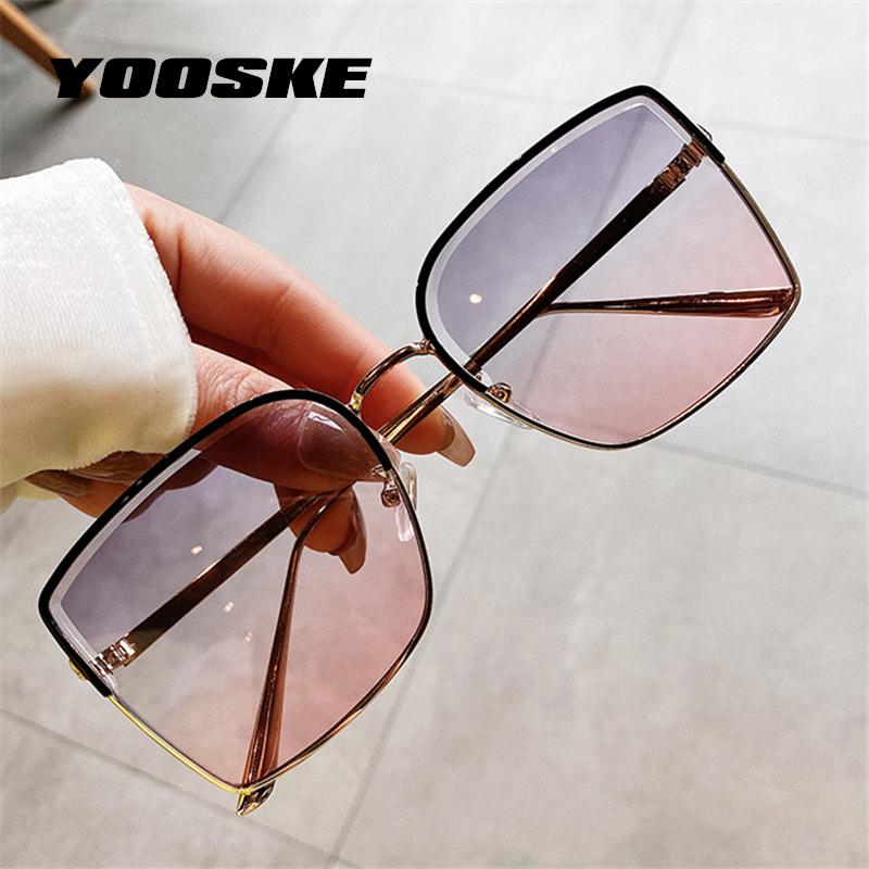 Sunglasses YOOSKE 2021 Oversized Square Women Men Fashion Gradient Sun Glasses Ladies Retro Half Frame Driving Eyeglasses UV400
Sunglasses YOOSKE 2021 Oversized Square Women Men Fashion Gradient Sun Glasses Ladies Retro Half Frame Driving Eyeglasses UV400