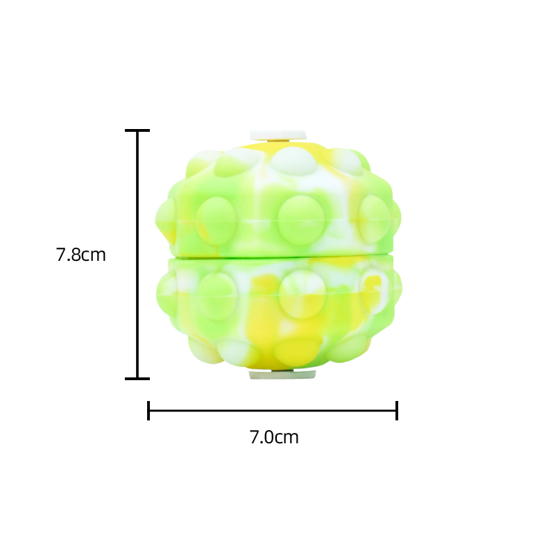 2022 Fidgetyg Silicone kneading ball toy rat killing pioneer 3D decompression ball popit luminous rotary extrusion toys