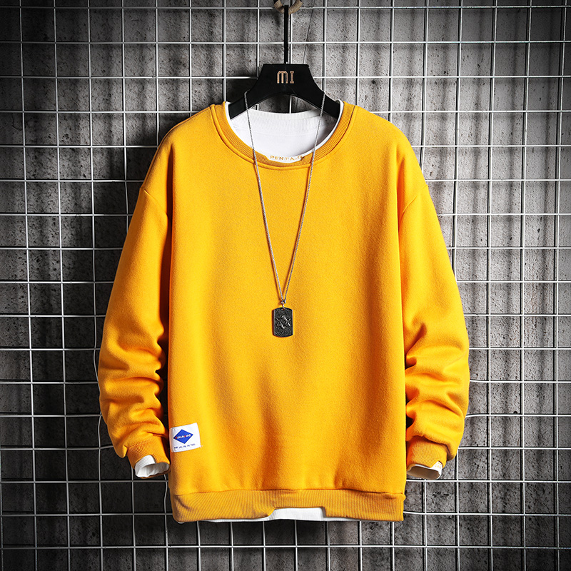 Oversized Crewneck Sweatshirt Men 2020 Spring Solid Hip Hop Japanese Streetwear Yellow Hoodie Men Sweatshirts Male, Yellow sweatshirt
Oversized Crewneck Sweatshirt Men 2020 Spring Solid Hip Hop Japanese Streetwear Yellow Hoodie Men Sweatshirts Male, Yellow sweatshirt