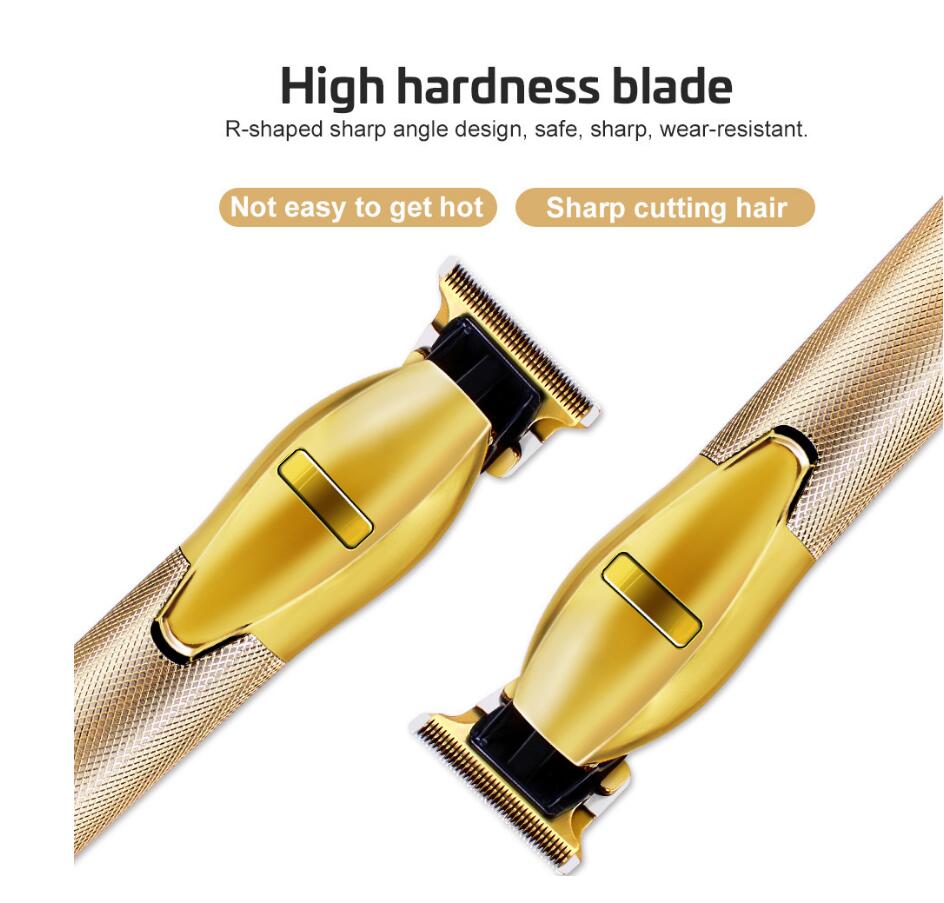 2020 Beautiful SKELETON Cordless Trimmer Clipper-Christmas Gift T9 Hair Clippers