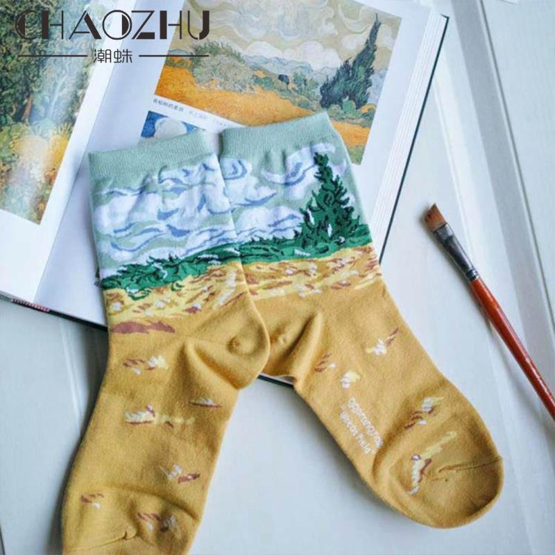 CHAOZHU Retro Oil Painting Famous Literary Abstraction Character Women Cotton Socks Aesthetic Fashion Vintage Girls Socks Art, Black
CHAOZHU Retro Oil Painting Famous Literary Abstraction Character Women Cotton Socks Aesthetic Fashion Vintage Girls Socks Art, Black