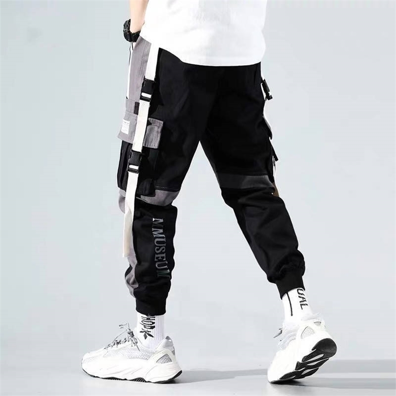 Men Cargo Pants Fashion High Street Ankle Length Tactical Pants Casual Elastic Waist Streetwear Plus Size Trousers Sweatpants 201110, Black
Men Cargo Pants Fashion High Street Ankle Length Tactical Pants Casual Elastic Waist Streetwear Plus Size Trousers Sweatpants 201110, Black